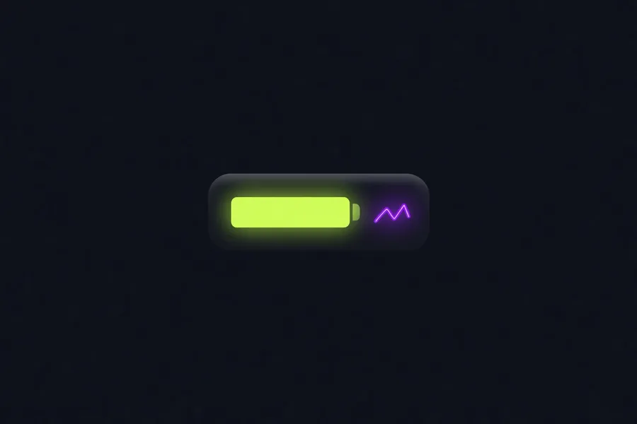 Illustratie: batterij- en dataverbruik